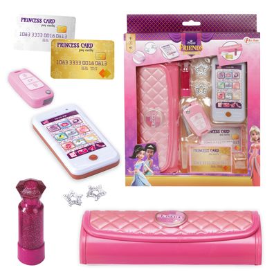 Toi-Toys Princess Friends Spielset (mit Handtasche, Handy, Bankkarte und mehr)