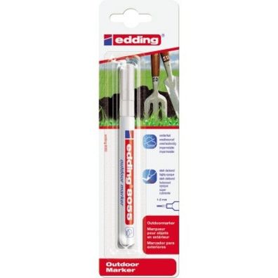 Outdoor Marker 8055 Edding weiss ca 1-2mm Blisterpackung