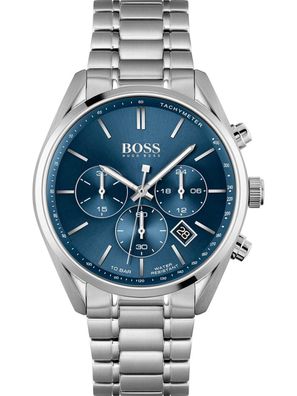 HUGO BOSS Champion 1513818 Herrenuhr 44mm NEU Blau Uhr