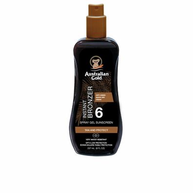 Sunscreen SPF6 spray gel with instant bronzer 237ml