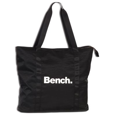 Bench sportliche Shopper Bag Umhängetasche Schultertasche schwarz Twill OTI305S