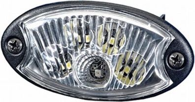 HELLA 2JA 343 570-117 Innenraumleuchte - Mini OvalLED - LED - 12V - LED - Anbau - LED