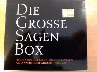 Die grosse Sagenbox Troja, die Nibelungen, Alexander der Grosse, Parzival Hörbuch CD