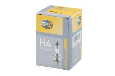 HELLA 8GJ 223 498-221 Glühlampe - H4 - Performance up to 60% - 12V - 60/65W - Sockela