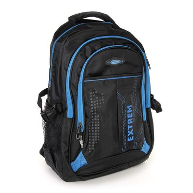 Bag Street Synthetik Rucksack Damen Herren Sporttasche schwarz blau OTJ605B
