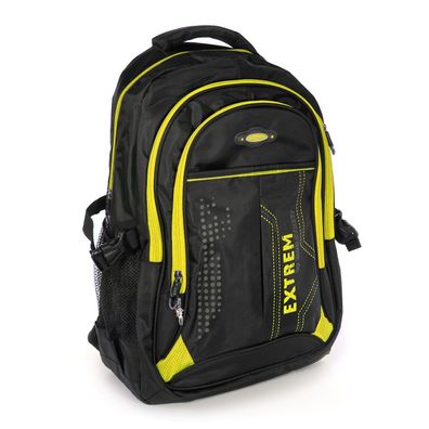 Bag Street Synthetik Rucksack Damen Herren Sporttasche schwarz gelb OTJ605Y
