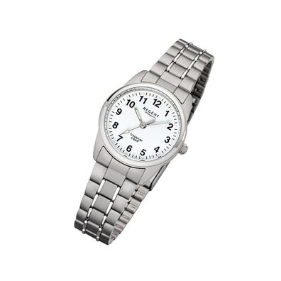 Regent Titan Damen Uhr F-1085 Quarzuhr Armband silber grau URF1085