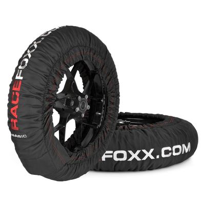 Reifenwärmer Tire warmers Basic 80°C Pitbike 18 Zoll Rennsport Racefoxx