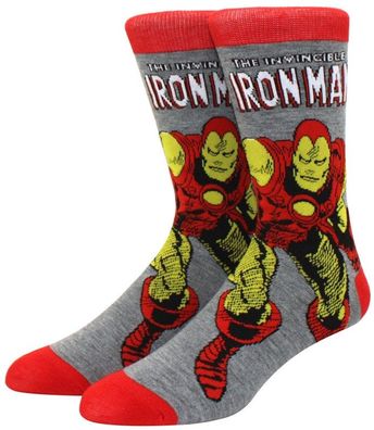 Iron Man Socken Marvel Comics Motivsocken Cartoon Socken Heroes Motiv Socken