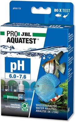 JBL Proaquatest pH Wassertest Süßwasser Aquarien Bereich 6,0-7,6