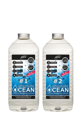 ATI Absolute Ocean 2 x 2,04 Liter für 34 Liter hochreines konzentriertes Meerwasser