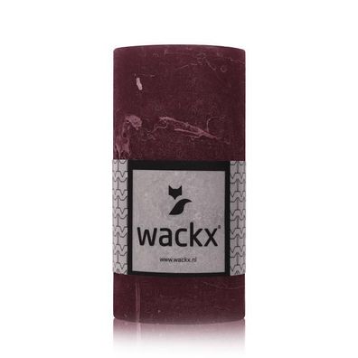 Rustic Cylinderkerze, 6x12 cm, Dark red 1 St