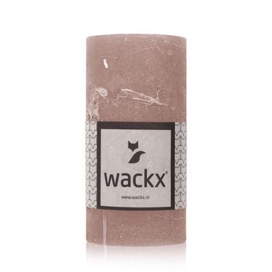 Rustic Cylinderkerze, 6x12 cm, Taupe 1 St