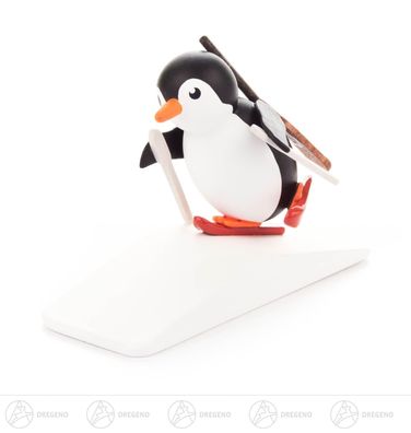 Miniatur Pinguin Biathlet BxHxT 7 cmx4,5cmx2,5cm NEU Erzgebirge Weihnachtsfigur