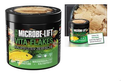 Microbe-Lift Vita Flakes 50g Fischfutter für Süßwasserfische