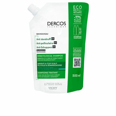DERCOS anti-dandruff shampoo for normal to oily hair ecorefill 500ml