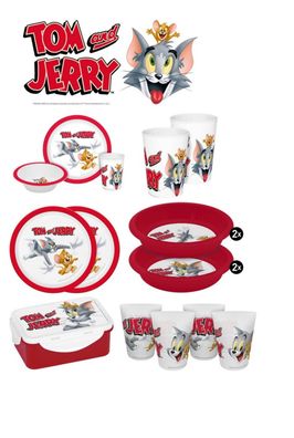 Tom & Jerry Kindergeschirr Teller Becher Geschirrset Schale - Zur Auswahl