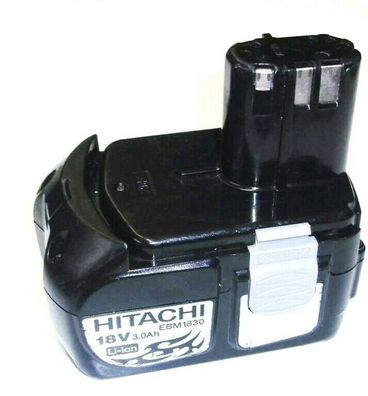 Original Hitachi Akku18 V EBM 1830 Neu Bestückt mit 3 .0 Ah 3000 mAh