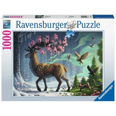 Ravensburger Puzzle Der Hirsch als Frühlingsbote - 1000 Teile