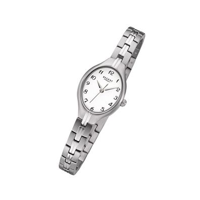 Regent Metall Damen Uhr F-1162 Analog Armband-Uhr silber Titan-Uhr URF1162