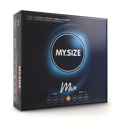 MY. SIZE Mix 57 mm Kondome - 28 Stück