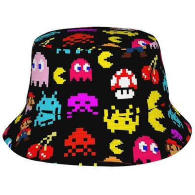 Space Invaders Hut Gaming Retro Fischerhüte Sonnenhüte Eimerhüte Bucket Hat