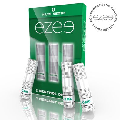 Ezee E-Zigarette Depots/ Filter - 0-12-20 mg Nikotin - Menthol/ Minzegeschmack