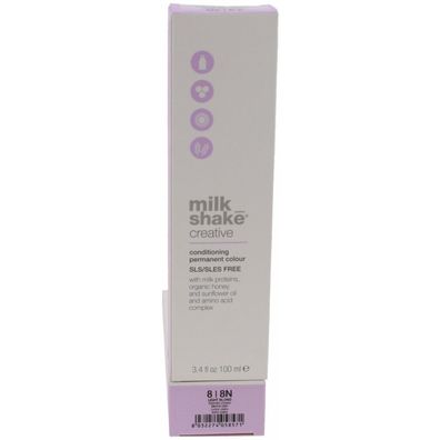 milk shake Creative Conditioning Permanent Colour 8 Natural light blond 100ml