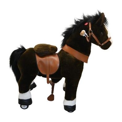 PonyCycle authentisches Pferd Kinderreiten auf Spielzeug Kinderroller 90 cm hoch
