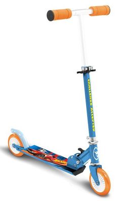 2-Rad-Kinderroller Hot Wheels Klappbare Fußbremse Blau