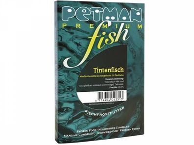 Petman fish Tintenfisch Fischfutter tiefgekühlt 100 g (Inhalt Paket: 50 Stück)