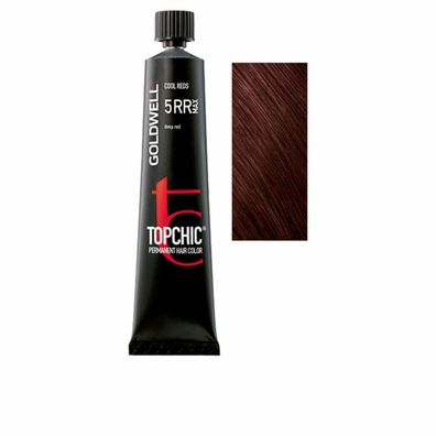 Goldwell Topchic Hair Color Coloration (Tube), 5RR Deep Red, 60ml