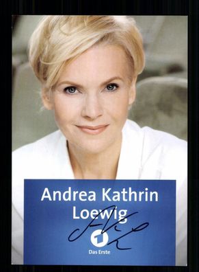Andrea Kathrin Loewig In aller Freundschaft Original Signiert # BC 211693