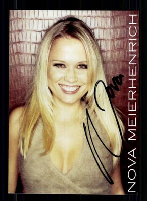 Nova Meierhenrich Autogrammkarte Original Signiert Model # BC 211568