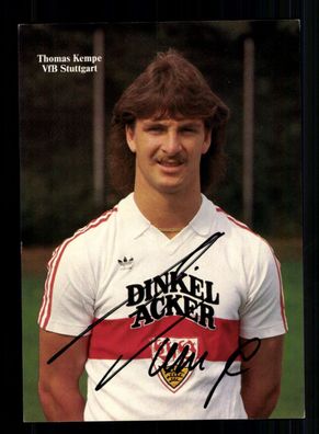 Thomas Kempe Autogrammkarte VfB Stuttgart 1984-85 Original Signiert