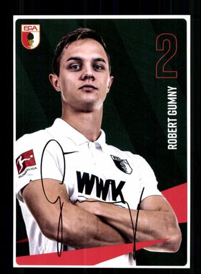 Robert Gumny Autogrammkarte FC Augsburg 2020-21 Original Signiert