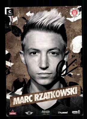 Marc Rzatkowski Autogrammkarte FC St. Pauli 2014-15 Original Signiert