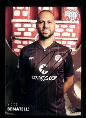 Rico Benatelli Autogrammkarte FC St. Pauli 2021-22 Original Signiert