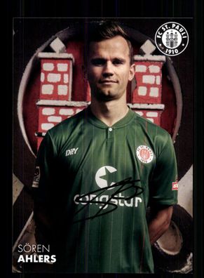 Sören Ahlers Autogrammkarte FC St. Pauli 2021-22 Original Signiert