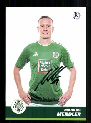 Markus Mendler Autogrammkarte FC Homburg 2023-24 Original Signiert