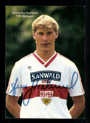 Alexander Strehmel Autogrammkarte VfB Stuttgart 1986-87 Original Signiert