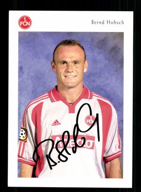 Bernd Hobsch Autogrammkarte 1 FC Nürnberg 2000-01 2. Karte Original Signiert
