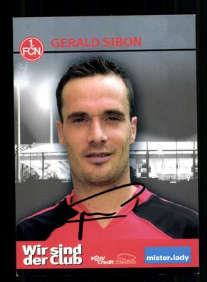 Gerald Sidon Autogrammkarte 1 FC Nürnberg 2006-07 Original Signiert