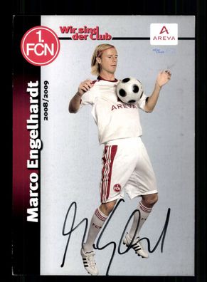 Marco Engelhardt Autogrammkarte 1 FC Nürnberg 2008-09 2. Karte Original Signiert