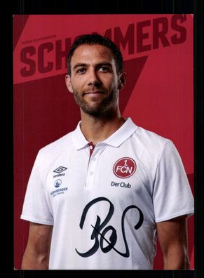 Boris Schommers Autogrammkarte 1 FC Nürnberg 2017-18 Original Signiert