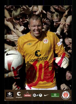Benedikt Pliquett Autogrammkarte FC St. Pauli 2007-08 Original Signiert