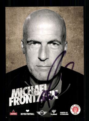 Michael Frontzek Autogrammkarte FC St. Pauli 2013-14 Original Signiert