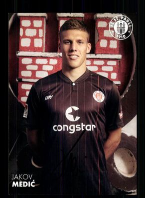 Jakov Medic Autogrammkarte FC St. Pauli 2021-22 Original Signiert