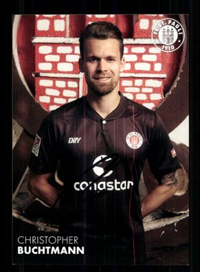 Christopher Buchtmann Autogrammkarte FC St. Pauli 2021-22 Original Signiert