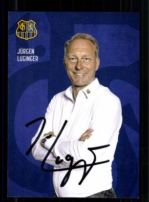 Jürgen Luginger Autogrammkarte 1 FC Saarbrücken 2023-24 Original Signiert